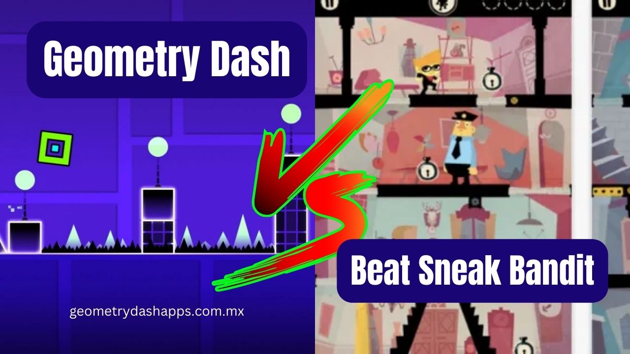 Geometría Dash APK VS Beat Sneak Bandit