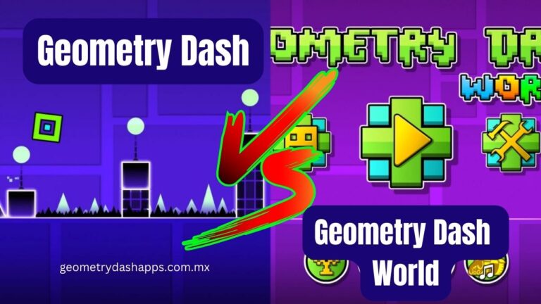 Geometry Dash APK VS Geometry Dash World