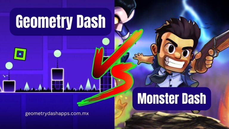 Geometry Dash APK VS Monster Dash